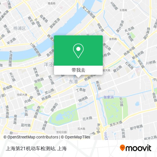 上海第21机动车检测站地图