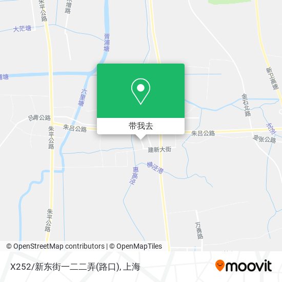 X252/新东街一二二弄(路口)地图