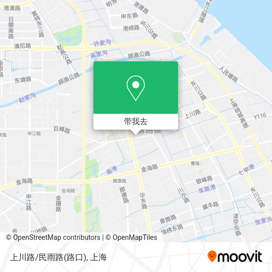 上川路/民雨路(路口)地图