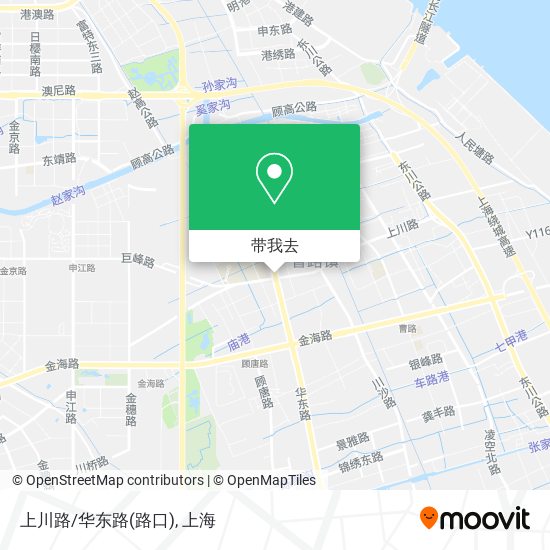 上川路/华东路(路口)地图