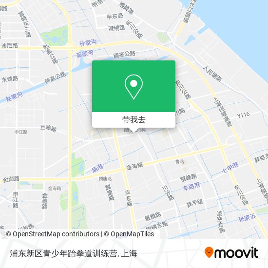 浦东新区青少年跆拳道训练营地图