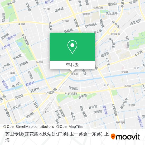莲卫专线(莲花路地铁站(北广场)-卫一路金一东路)地图