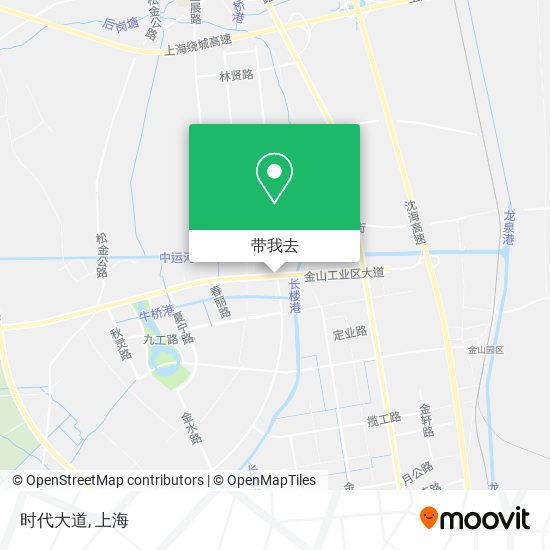 时代大道地图