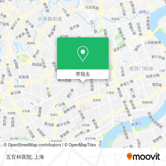 五官科医院地图