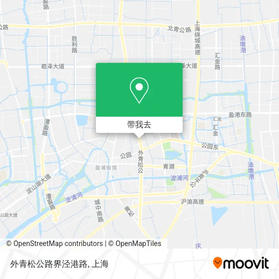 外青松公路界泾港路地图