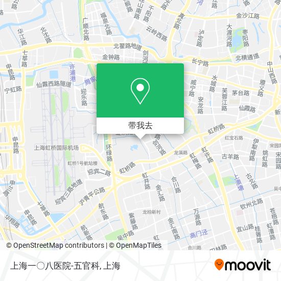 上海一〇八医院-五官科地图