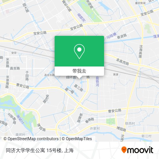 同济大学学生公寓 15号楼地图