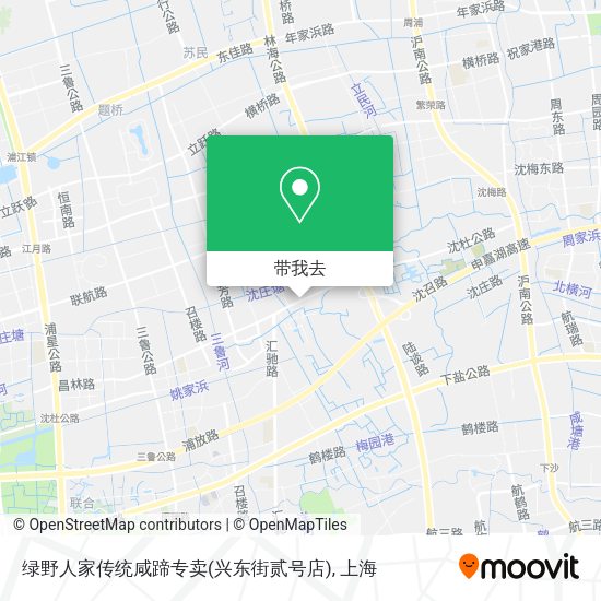 绿野人家传统咸蹄专卖(兴东街贰号店)地图