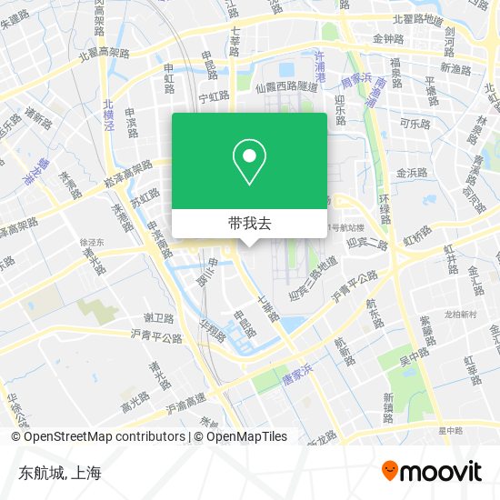 东航城地图