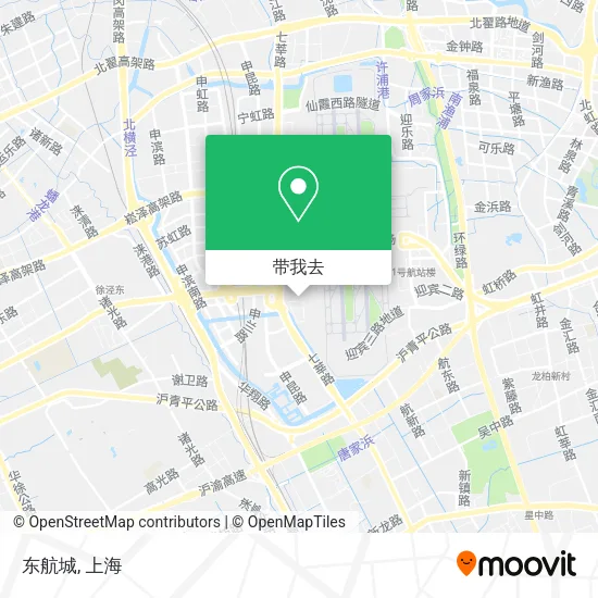 东航城地图