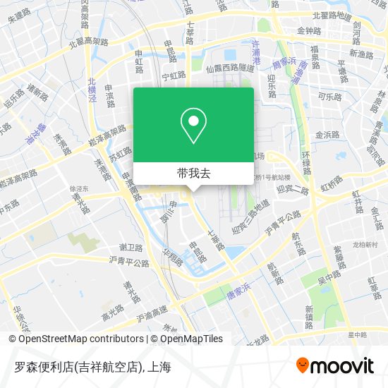 罗森便利店(吉祥航空店)地图