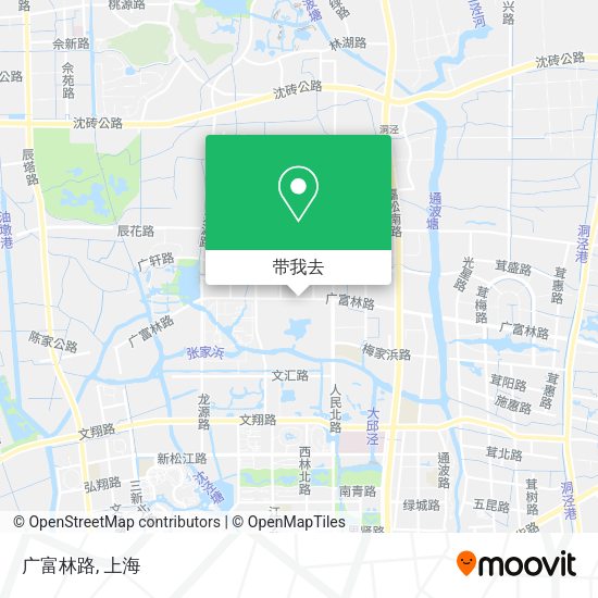 广富林路地图