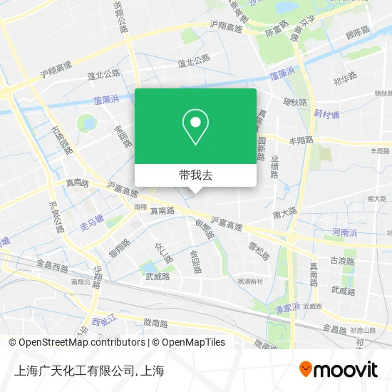 上海广天化工有限公司地图