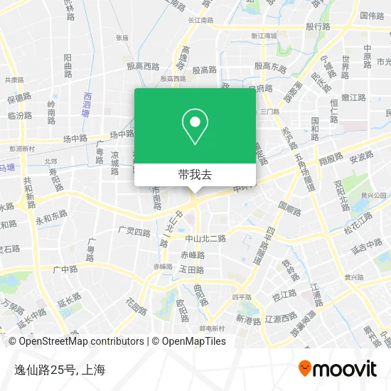 逸仙路25号地图