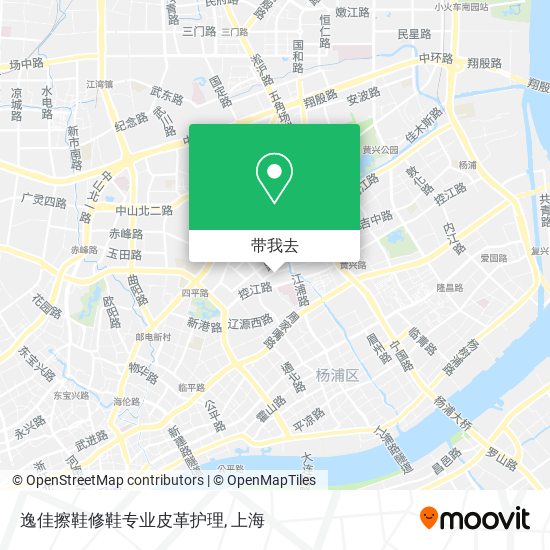 逸佳擦鞋修鞋专业皮革护理地图