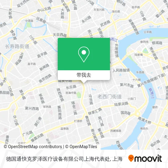 德国通快克罗泽医疗设备有限公司上海代表处地图