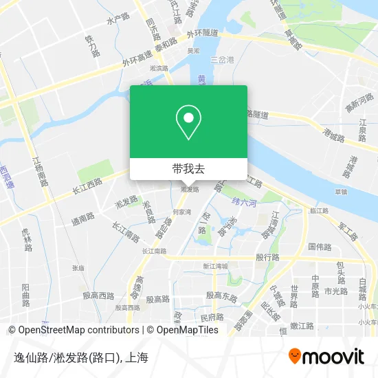 逸仙路/淞发路(路口)地图