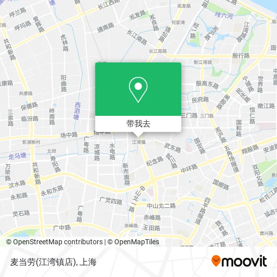 麦当劳(江湾镇店)地图