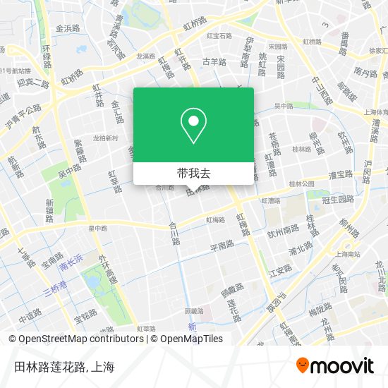 田林路莲花路地图