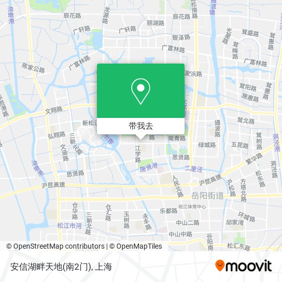 安信湖畔天地(南2门)地图