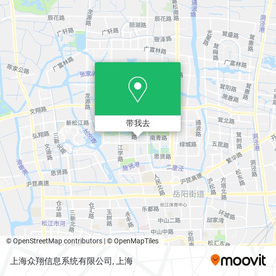 上海众翔信息系统有限公司地图