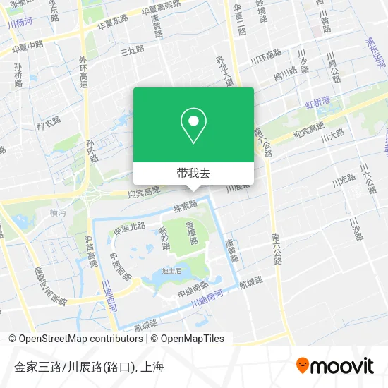 金家三路/川展路(路口)地图