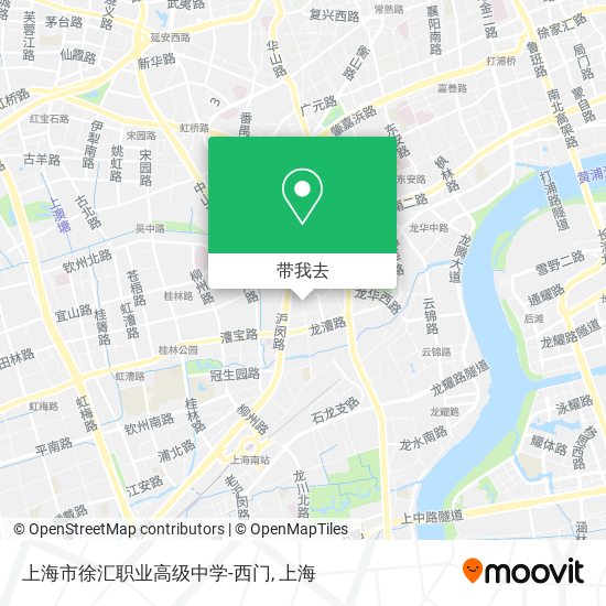 上海市徐汇职业高级中学-西门地图