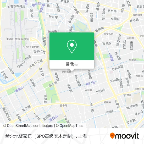 赫尔地板家居（SPO高级实木定制）地图