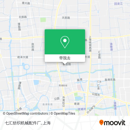 七汇纺织机械配件厂地图