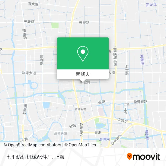 七汇纺织机械配件厂地图