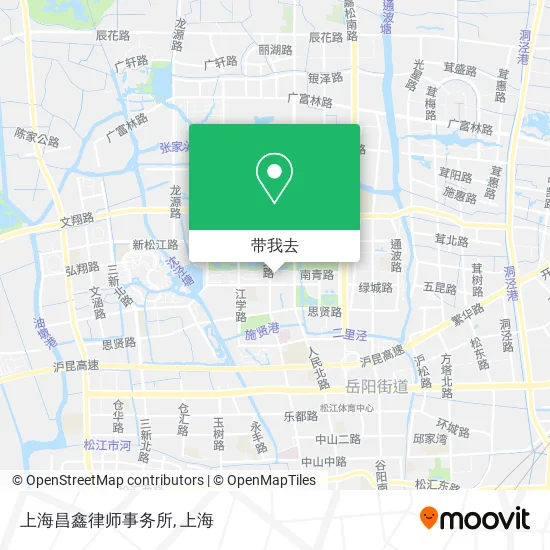 上海昌鑫律师事务所地图