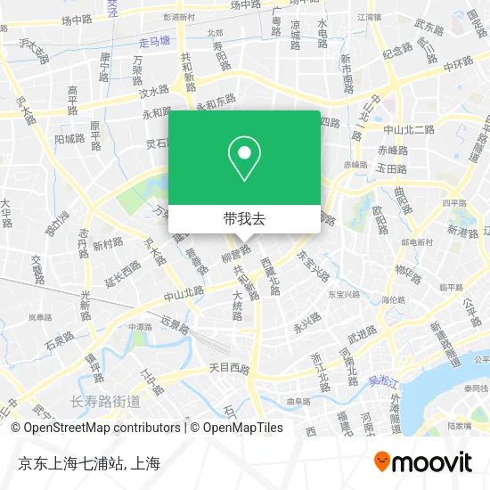 京东上海七浦站地图