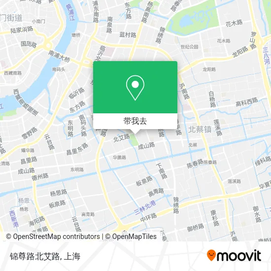 锦尊路北艾路地图