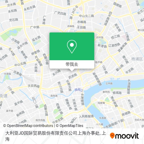 大利亚JD国际贸易股份有限责任公司上海办事处地图