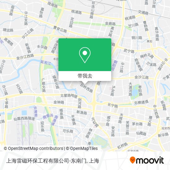 上海雷磁环保工程有限公司-东南门地图