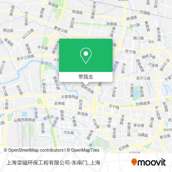 上海雷磁环保工程有限公司-东南门地图
