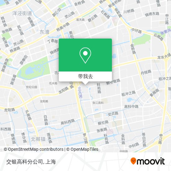 交银高科分公司地图