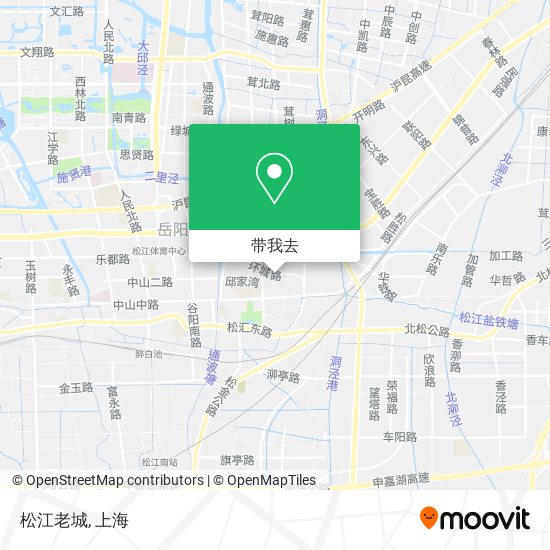 松江老城地图