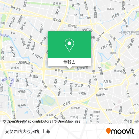 光复西路大渡河路地图