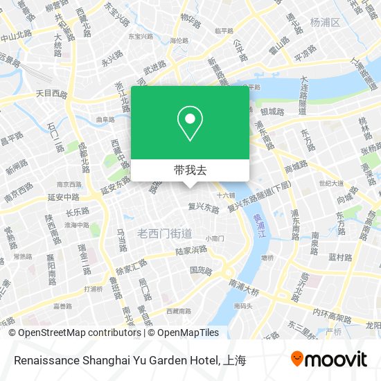 Renaissance Shanghai Yu Garden Hotel地图