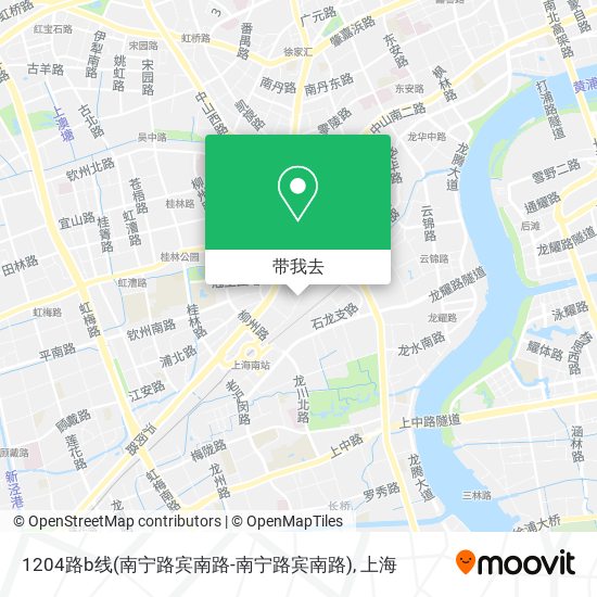 1204路b线(南宁路宾南路-南宁路宾南路)地图