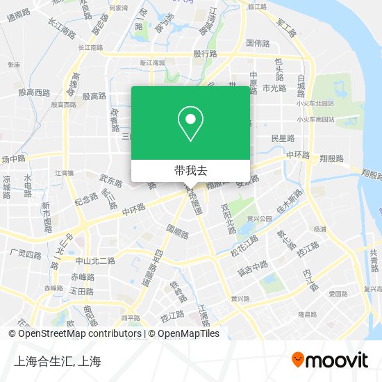 上海合生汇地图