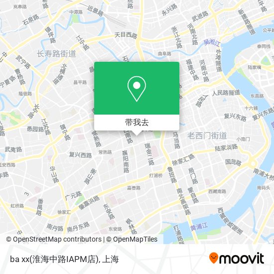 ba xx(淮海中路IAPM店)地图