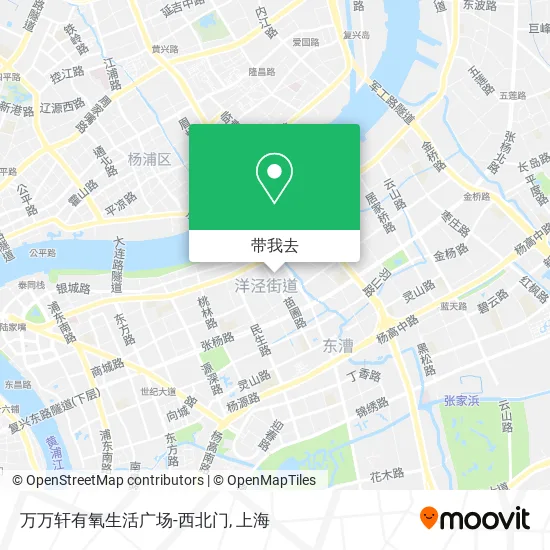 万万轩有氧生活广场-西北门地图