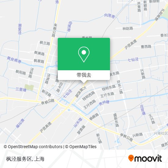 枫泾服务区地图
