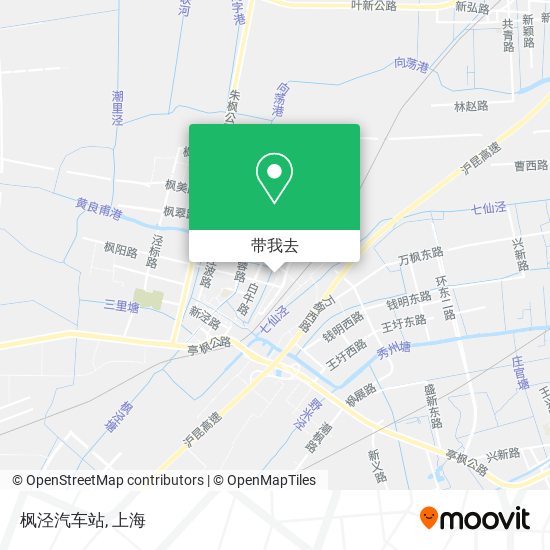 枫泾汽车站地图