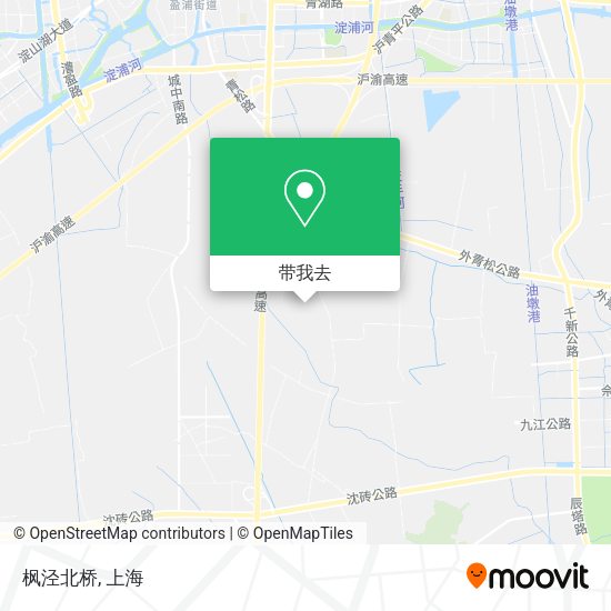 枫泾北桥地图
