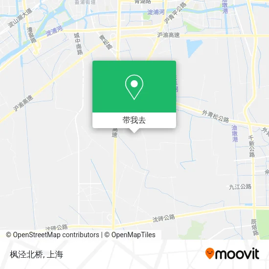 枫泾北桥地图