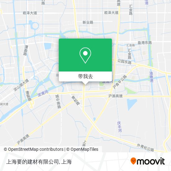 上海要的建材有限公司地图