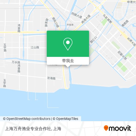 上海万舟渔业专业合作社地图
